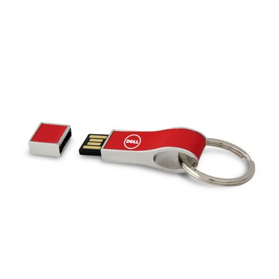 Plainfield Mini Curved Leather Bound USB-1G