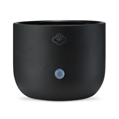 Serene House Sprout Black Ceramic No-Spill Wax Melt Warmer, Black