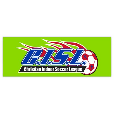Magnet-30Mil-3"x5.5" Custom Shape-indoor-outdoor. Full color. Low Minimums