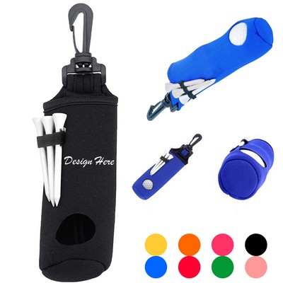 Neoprene Golf Ball Bag With Hook