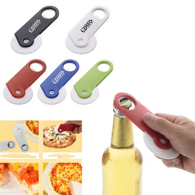 Pizza Roller Knife and Bottle Opener