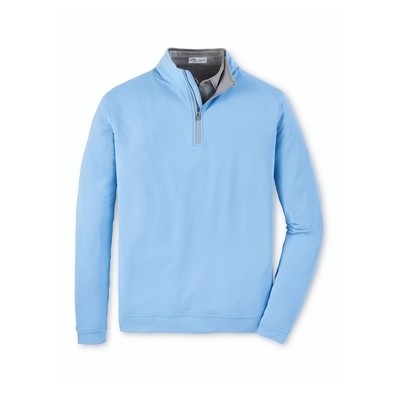Peter Millar® Men's Perth Stretch Loop Terry Quarter Zip Sweater