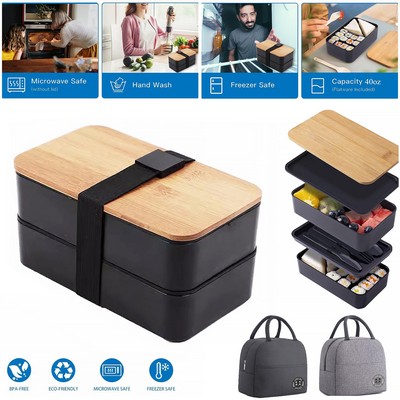 Adult Portion Control Lunch Box Bento Container