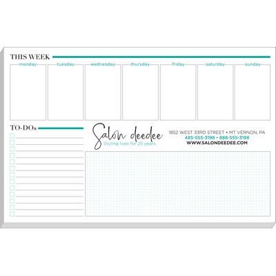 Medium Pastel Series Jot-It Note Pad (5 ½" x 8 ½")