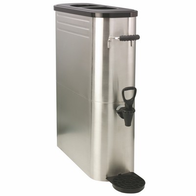 Brushed Stainless Slim Tea Urn (5 Gallon)