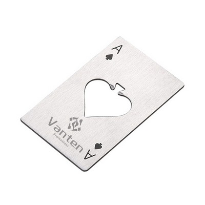 Poker Card Shaped Bottle Opener