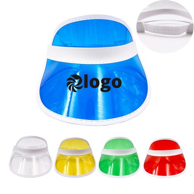 Custom Outdoor Clear Sun Visor Hats MOQ 100pcs