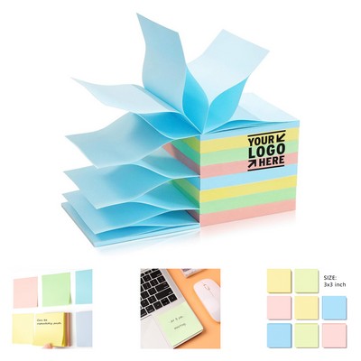 3x3 Inch 80-Sheet Pastel Pop-Up Sticky Notes