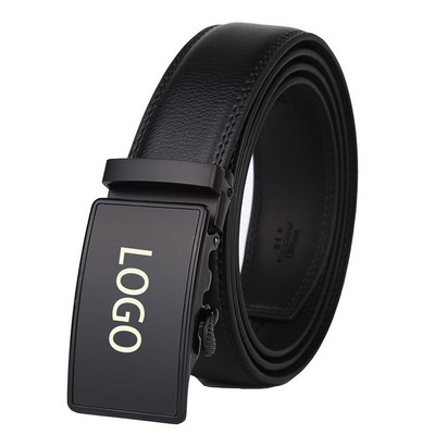 Men'S Real Leather Ratchet Dress Casual Belt