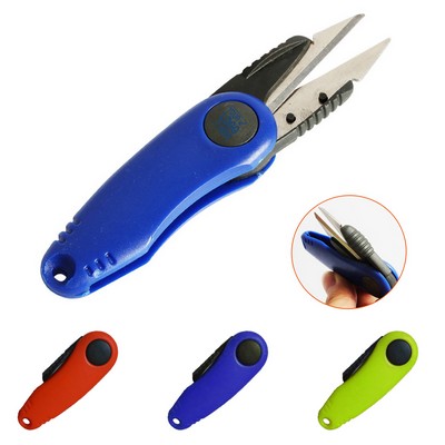 Folded Scissors With Plastic Handle