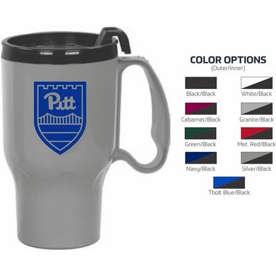 16 Oz. U.S Made Double Wall Roadster Mug