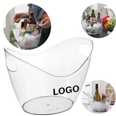 4L Clear Acrylic Beverage Chilling Bucket
