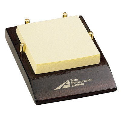 Caddy II Rosewood Hall Finish Note Pad Holder