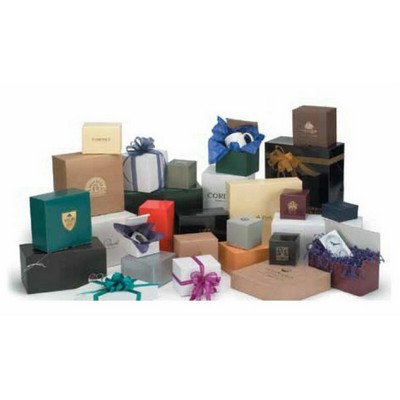 Gloss Colors on White 1 Piece Gift Box (12"x6"x6")