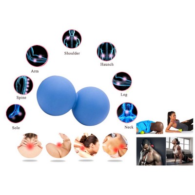 Promotek iBank® Exercise Double Massage Ball (Blue)
