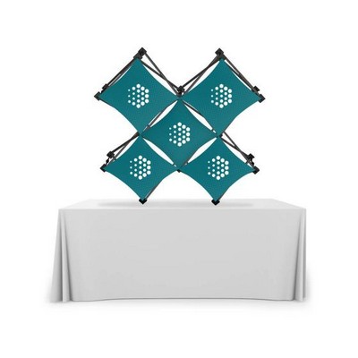 X Micro GeoMetrix Table Top Display Single Sided Package (12.60" x 12.60")