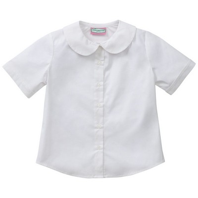 Classroom Uniforms - Girls' Preschool Short Sleeve Peter Pan Blouse