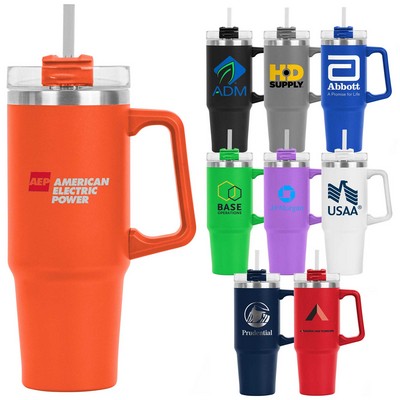 Little Hippo Mug & Straw Lid 30 Oz.