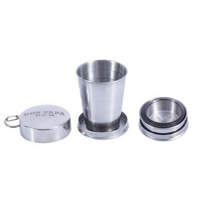 2.5 Oz(75ml) - Collapsible Shot Glasses with Lid and Keychain