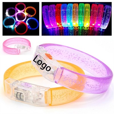 Crystal Flashing Colorful Broadband Luminous LED Bracelet