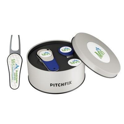 Pitchfix XL 2.5 Golf Divot Tool Deluxe Gift Set w/ Hat Clip