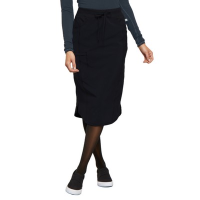 Infinity - Women's 30" Tapered Drawstring Elastic Waistband Skirt