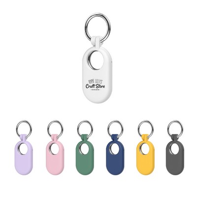 Silicone Tag with Metal Carabiner