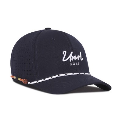 UNRL Golf Script Rope Snapback Mid-Pro Hat