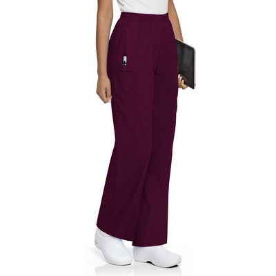 Landau - ScrubZone - Women's 3-Pocket High-Rise Triple-Elastic Waist Pant