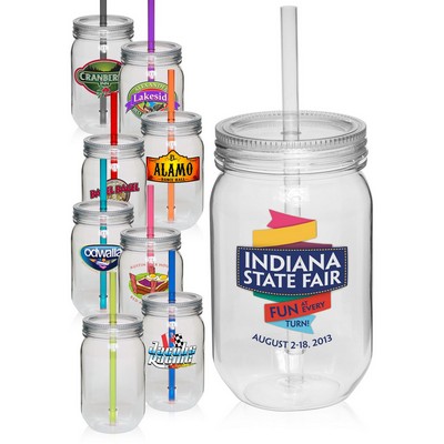 24 Oz. Single Wall Mason Jars