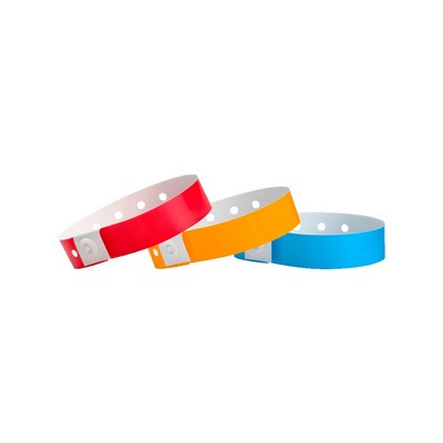 Plastic In-Stock Regular Solid Color Wristbands