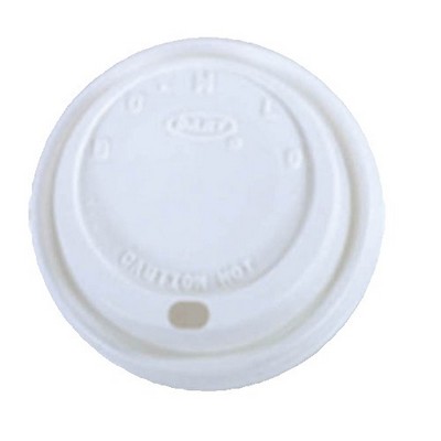 White Dome Sip Thru Lids (For 10 Oz. Foam Cup)