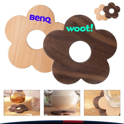 Square Wooden Coaster (Black Walnut)