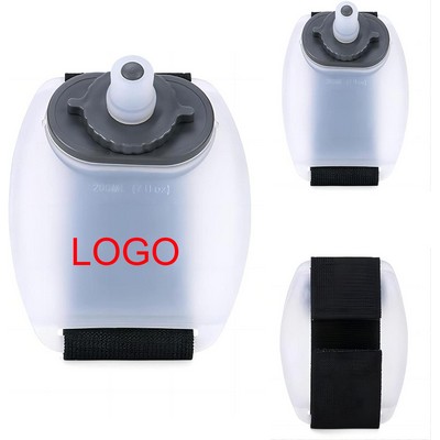7OZ/200ML Portable Outdoor Sports Silicone Wrist Water Bottle