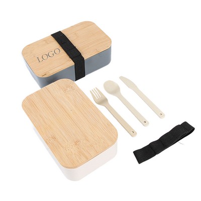 Eco-Friendly Bamboo Fiber Lunch Box