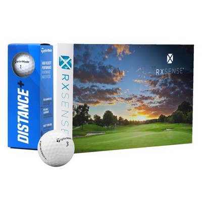 TaylorMade® Distance Golf Ball Dozen w/Custom Lid