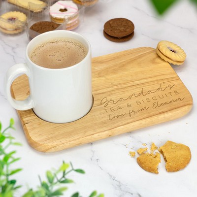 Wooden Tea & Biscuit Board