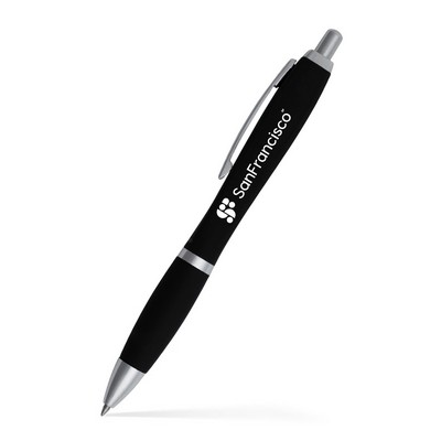 Squared Basset Satin Soft Touch Gel Performance Pen™ (Chrome)