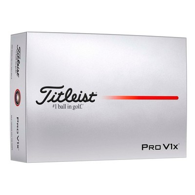 2025 ProV1x Logo Golf Balls - 1 Dozen/2 Pole