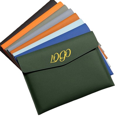 A4 PU Leather Envelope Folder File Folder