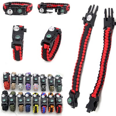 Emergency LED Light Multifunction Outdoor Survival Bracelets