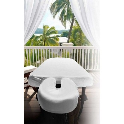 Cream White Spa Fitted Sheet