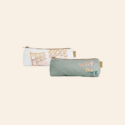 Waffle Knit Fiddlesticks Medium Pouch
