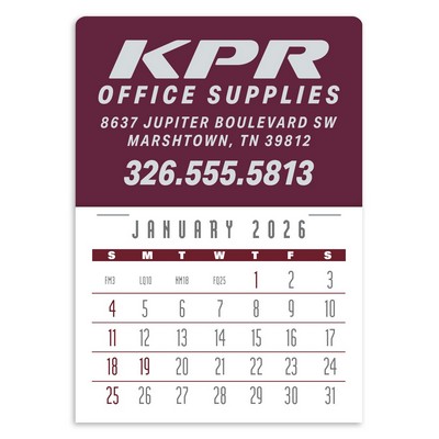Press-N-Stick Contemporary Calendar