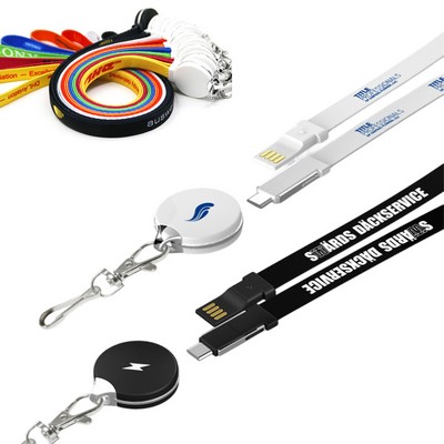 3 in 1 Lanyard Charging Cable