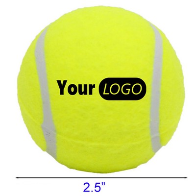 Pet Squeaker Tennis Ball Dog Tennis Ball Squeaky Interactive Dog Toys Ball Funny Rubber Dog Ball