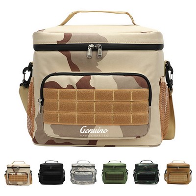 Camo Insulated Lunch Cooler Bag