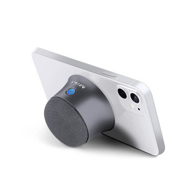 Intelligent Galaxy Mili Magnetic Steareo Bluetooth Black Speaker