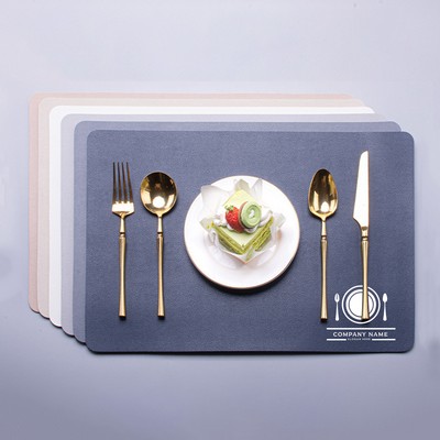 PU Leather Placemat Table Mat