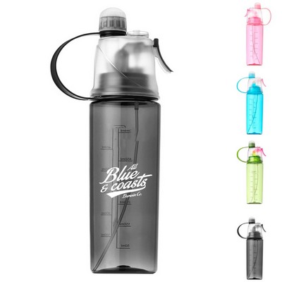 20oz Spray Water Bottle